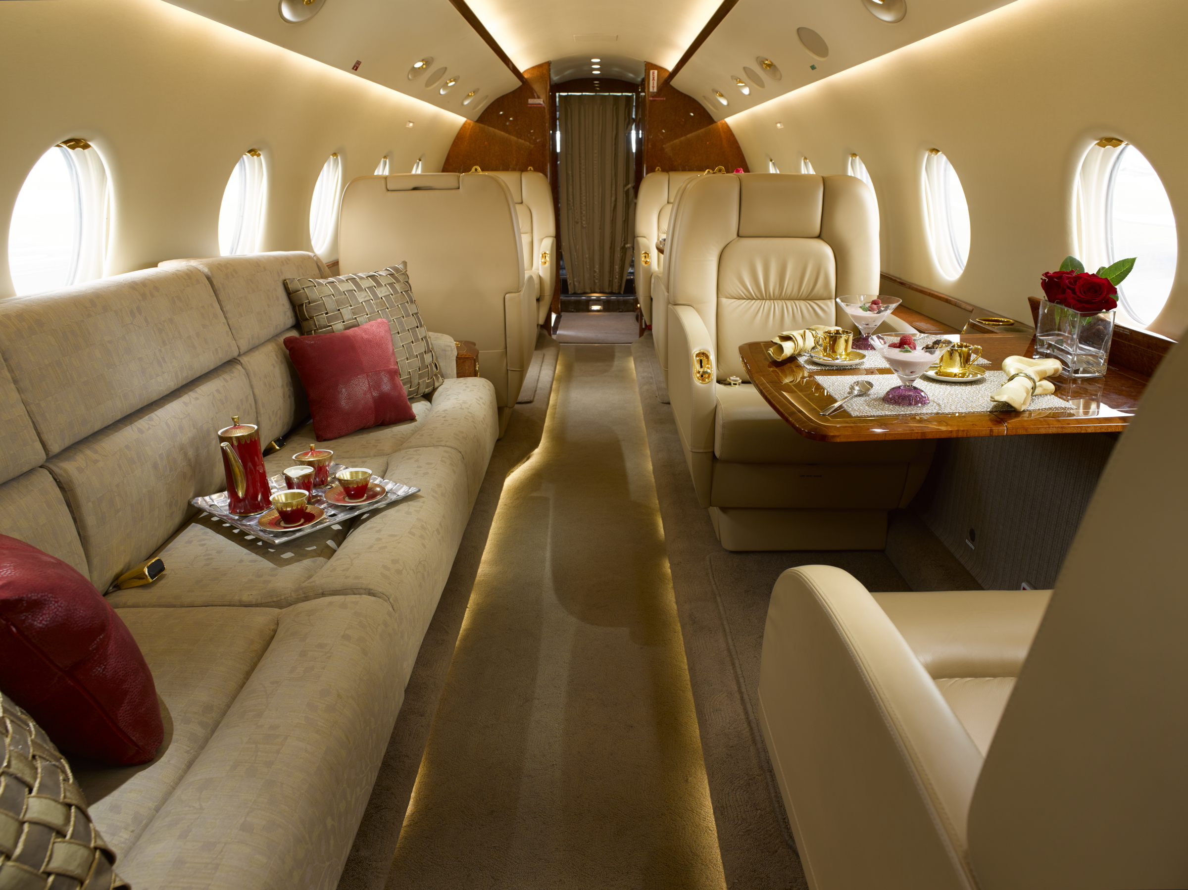 jet dell'aviazione aziendale Gulfstream G200